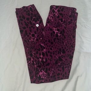 Lululemon Cheetah Base Pace High-Rise Crop 23"